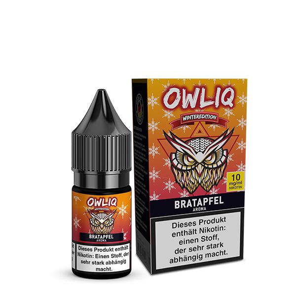 OWLIQ Winteredition Bratapfel Nikotinsalz Liquid 10 ml