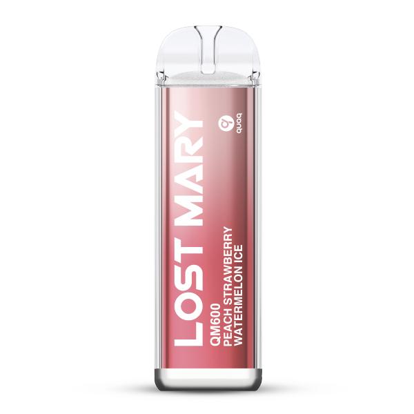 Lost Mary QM600 Einweg E-Zigarette - Peach Strawberry Watermelon Ice