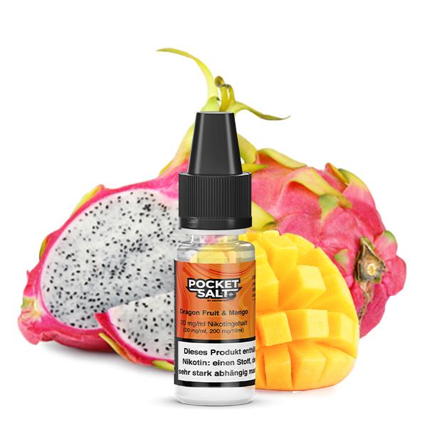 POCKET SALT Dragonfruit & Mango Nikotinsalz Liquid 10 ml