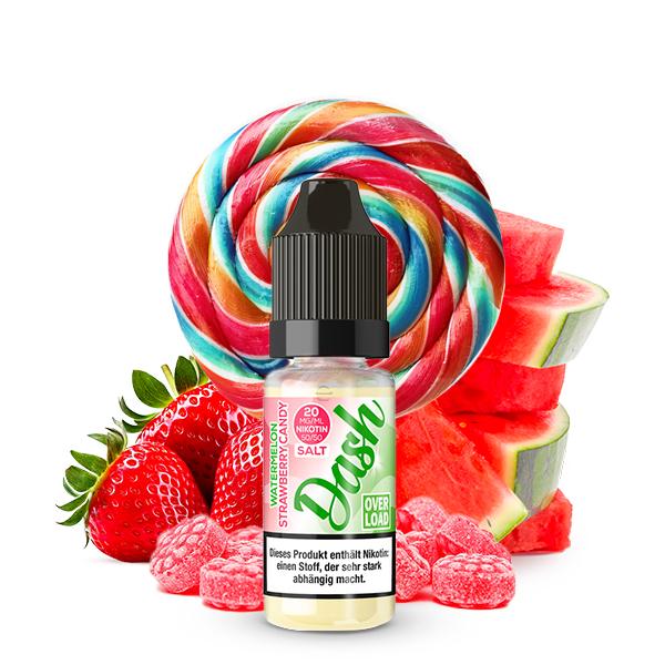 DASH LIQUIDS OVERLOAD Watermelon Strawberry Candy Nikotinsalz Liquid 10ml