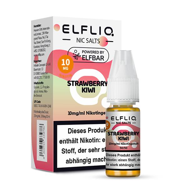ELFBAR ELFLIQ Strawberry Kiwi Nikotinsalz Liquid 10 ml