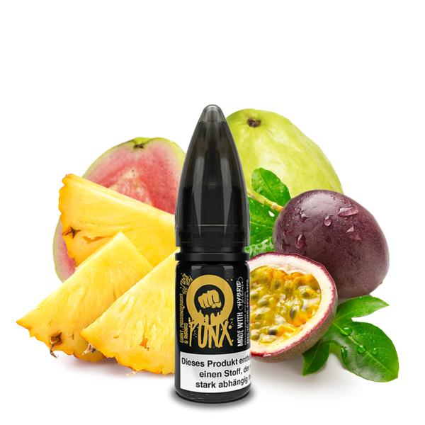 RIOT SQUAD PUNX Guave, Passionsfrucht und Ananas Nikotinsalz Liquid 10 ml