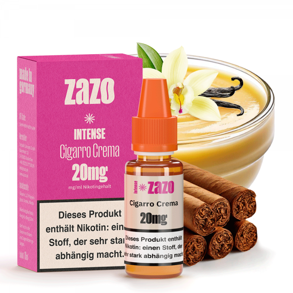 ZAZO INTENSE Cigarro Crema Nikotinsalz Liquid