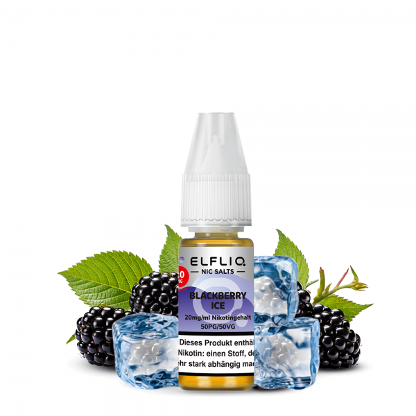 ELFBAR ELFLIQ Blackberry Ice Nikotinsalz Liquid 10 ml