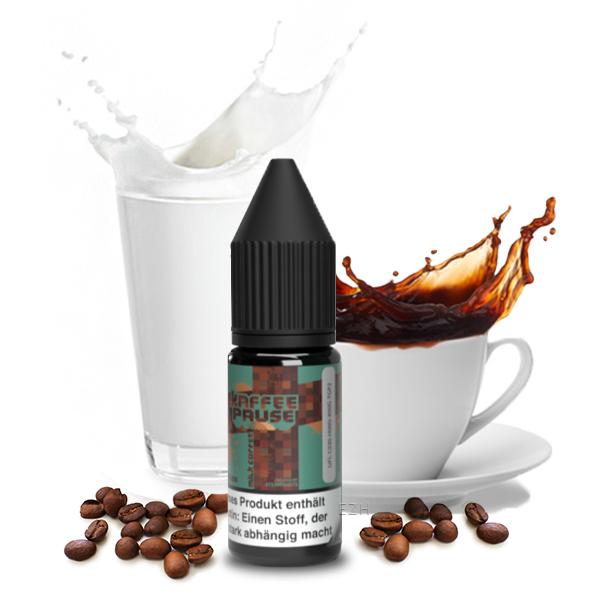 KAFFEEPAUSE by Steamshots Milk Coffee Nikotinsalz Liquid 10ml