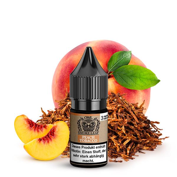 OWL SMOKE LEAF Peach Tobacco Liquid 10ml