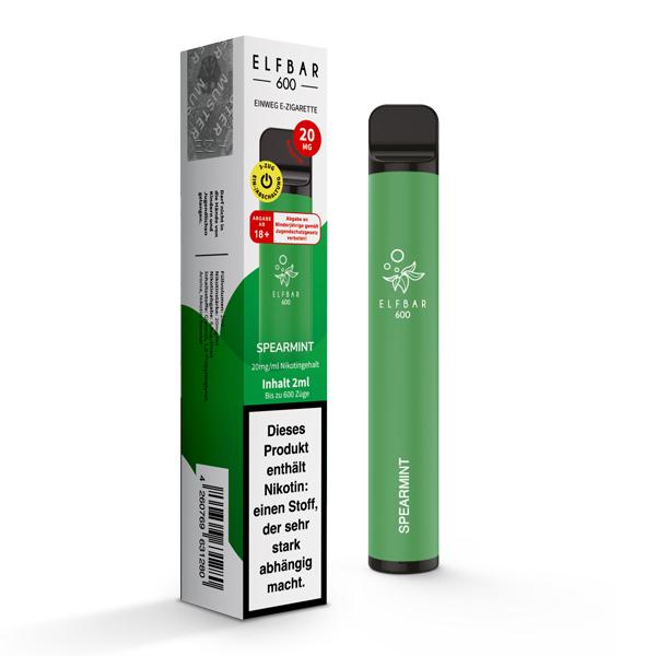 Elfbar 600 Einweg E-Zigarette - Spearmint
