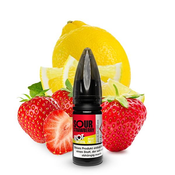 RIOT SQUAD BAR EDITION Sour Strawberry Nikotinsalz Liquid 10 ml