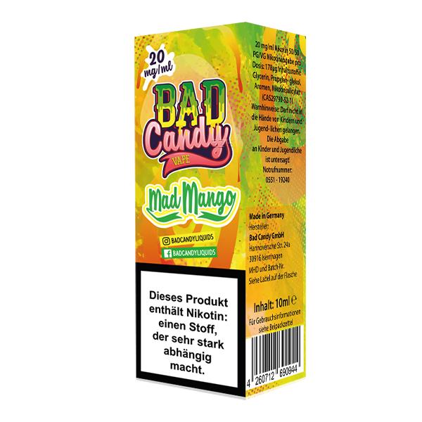 BAD CANDY Mad Mango Nikotinsalz Liquid 10 ml