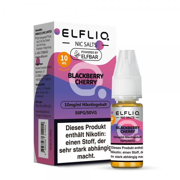 ELFBAR ELFLIQ Blackberry Cherry Nikotinsalz Liquid 10 ml