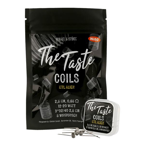 The Taste Coils - NI80 MTL Alien 0.65 Ohm