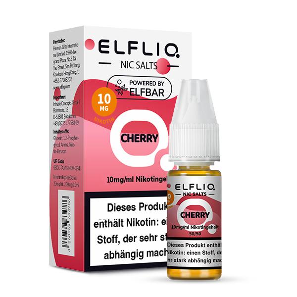 ELFBAR ELFLIQ Cherry Nikotinsalz Liquid 10 ml