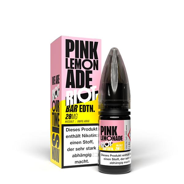 RIOT SQUAD BAR EDITION Pink Lemonade Nikotinsalz Liquid 10 ml