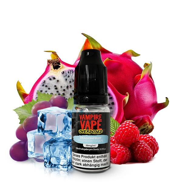 VAMPIRE VAPE OVERDOSED Dragonfruit Raspberry Grape Nikotinsalz Liquid 10 ml