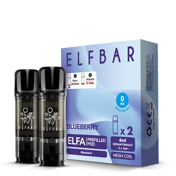 2x Elfbar ELFA Pod - Blueberry