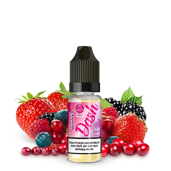 DASH LIQUIDS OVERLOAD Sweet Berries Nikotinsalz Liquid 10ml