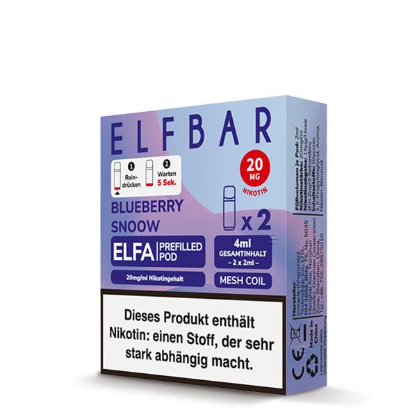 2x Elfbar ELFA Pod - Blueberry Snoow (ehem. Berry Snoow)