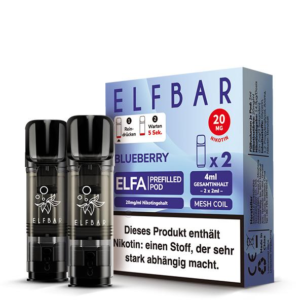 2x Elfbar ELFA Pod - Blueberry