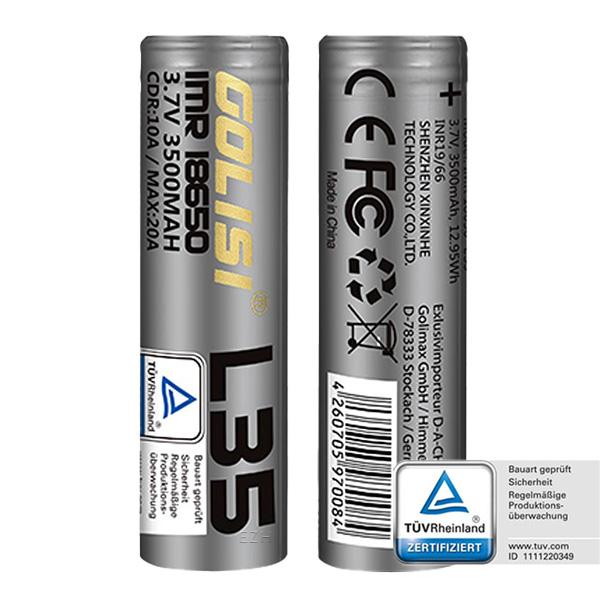 Golisi L35 18650 3500mAh Akku