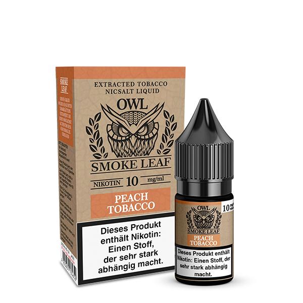 OWL SMOKE LEAF Peach Tobacco Nikotinsalz Liquid 10 ml