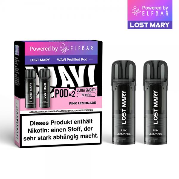 2x Lost Mary Wavi Pod - Pink Lemonade