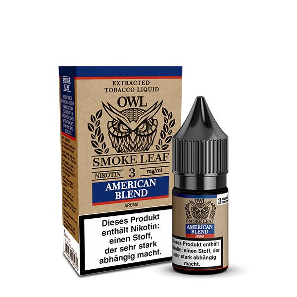 OWL SMOKE LEAF American Blend Tobacco Liquid 10ml