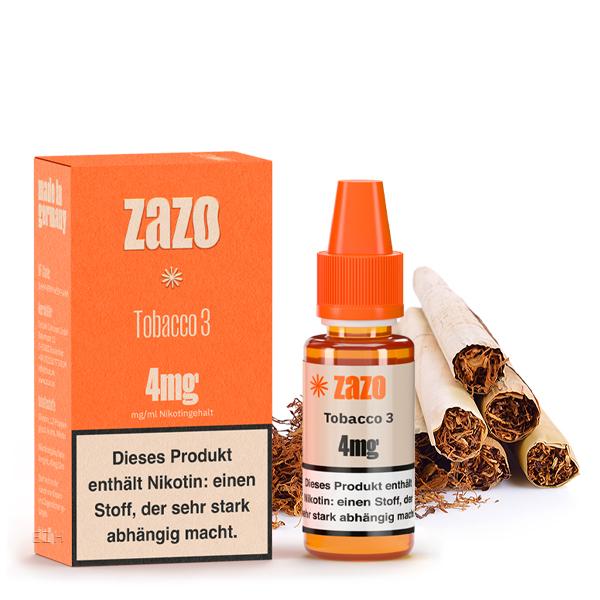 ZAZO Classics Tobacco 3 Liquid 10ml
