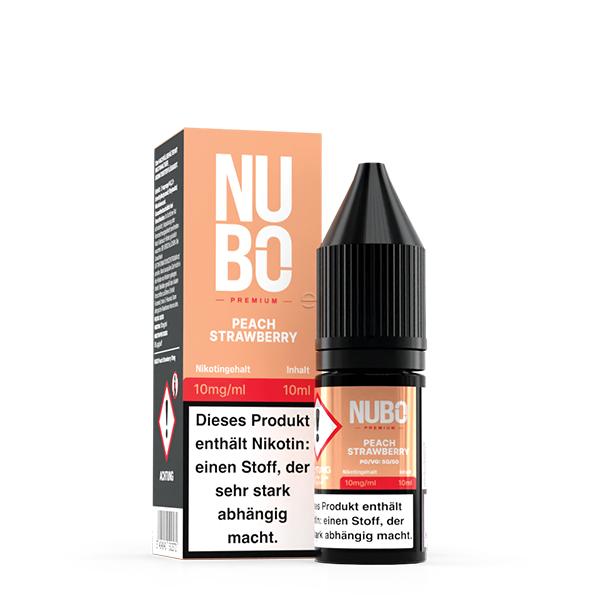 NUBO Peach Strawberry Nikotinsalz Liquid 10 ml