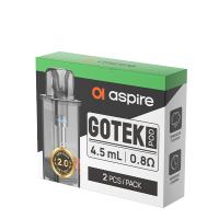 2x Aspire Gotek Pod V2 Tank Verdampfer
