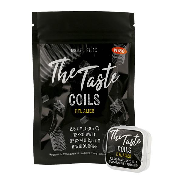 The Taste Coils - NI80 MTL Alien 0.65 Ohm