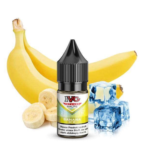 IVG INTENSE Banana Ice Nikotinsalz Liquid 10 ml