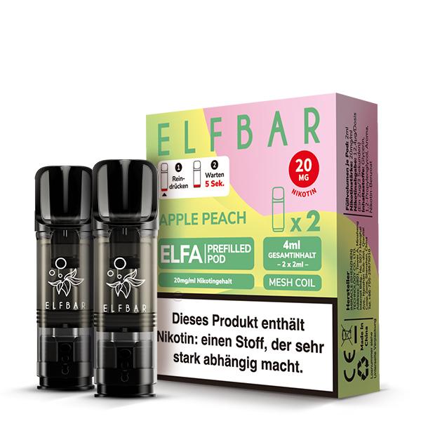 2x Elfbar ELFA Pod - Apple Peach