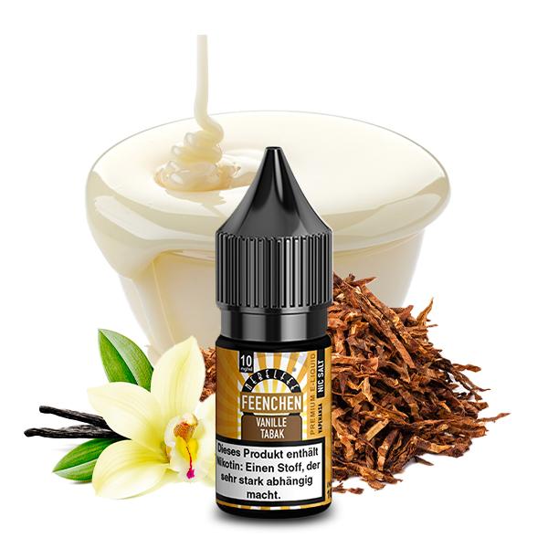 NEBELFEE Vanille Tabak Feenchen Nikotinsalz Liquid 10ml