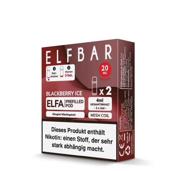 2x Elfbar ELFA Pod - Blackberry Ice