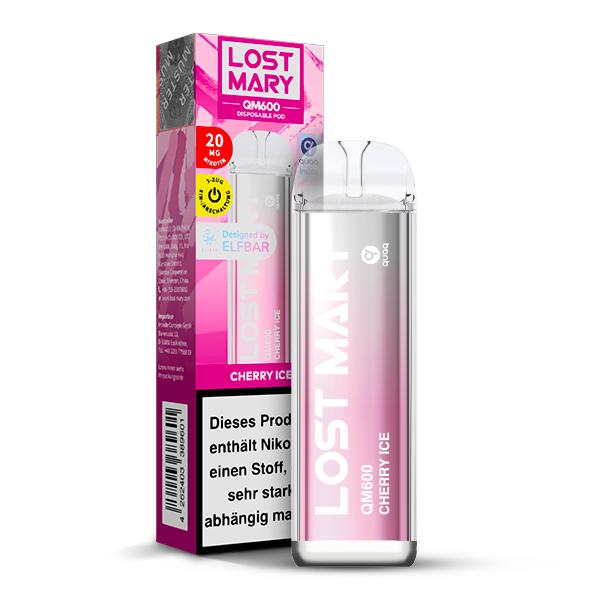 Lost Mary QM600 Einweg E-Zigarette - Cherry Ice