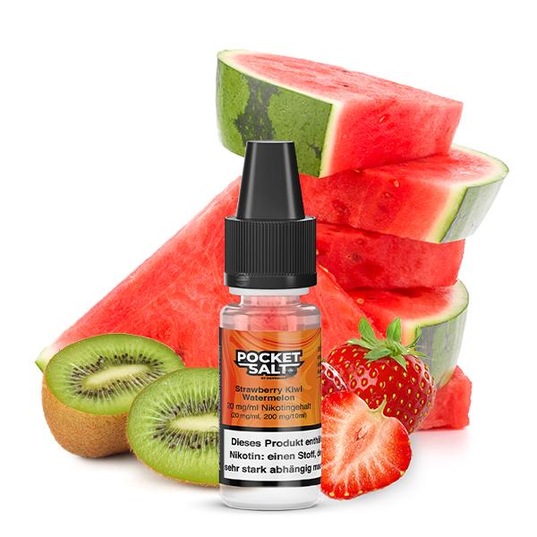 POCKET SALT Strawberry Kiwi Watermelon Nikotinsalz Liquid 10 ml