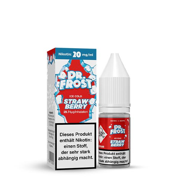 DR. FROST Ice Cold Strawberry Nikotinsalz Liquid 10 ml
