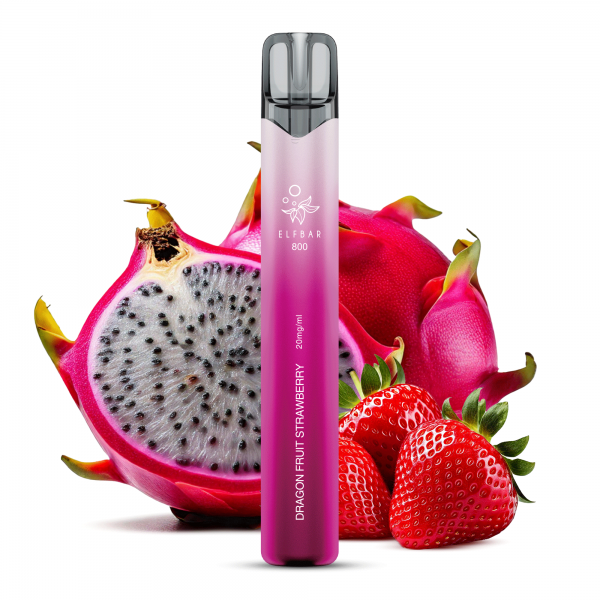Elfbar 800 Einweg E-Zigarette - Dragon Fruit Strawberry