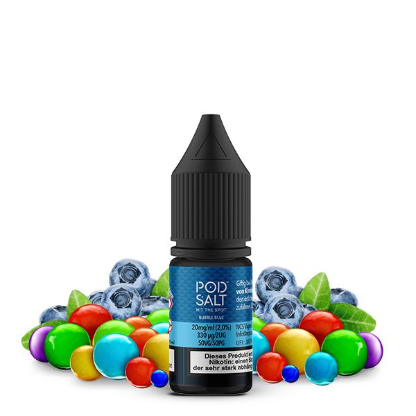 POD SALT FUSION Bubble Blue Nikotinsalz Liquid 10 ml