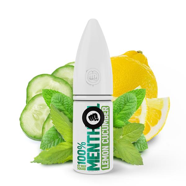 RIOT SQUAD 100% Menthol Lemon Cucumber Menthol Hybrid Nikotinsalz Liquid 10 ml