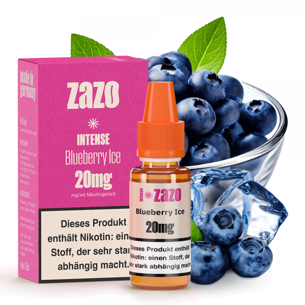 ZAZO INTENSE Blueberry Ice Nikotinsalz Liquid