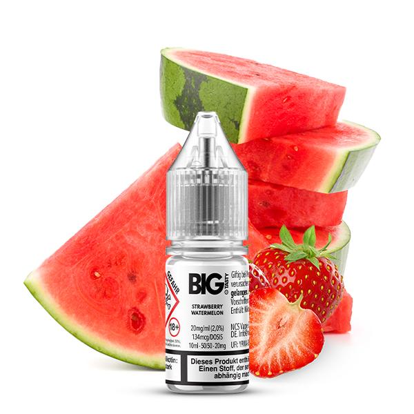 BIG TASTY Strawberry Watermelon Nikotinsalz Liquid 10 ml