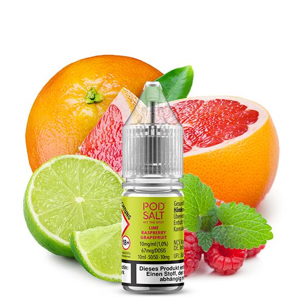 POD SALT XTRA Lime Raspberry Grapefruit Nikotinsalz Liquid 10 ml