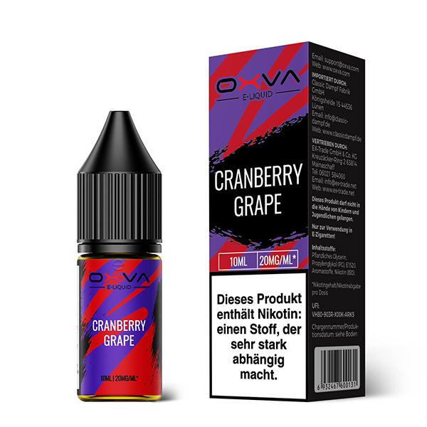 OXVA Cranberry Grape Nikotinsalz Liquid 10 ml