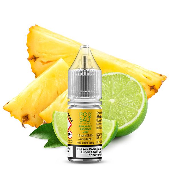 POD SALT XTRA Pineapple Passion Lime Nikotinsalz Liquid 10 ml