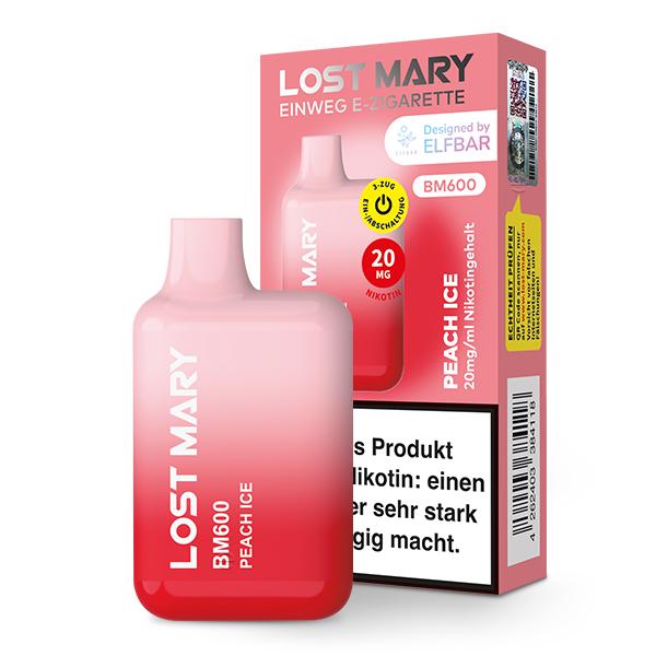 Lost Mary BM600 CP Einweg E-Zigarette - Peach Ice (ehem. Juicy Peach)