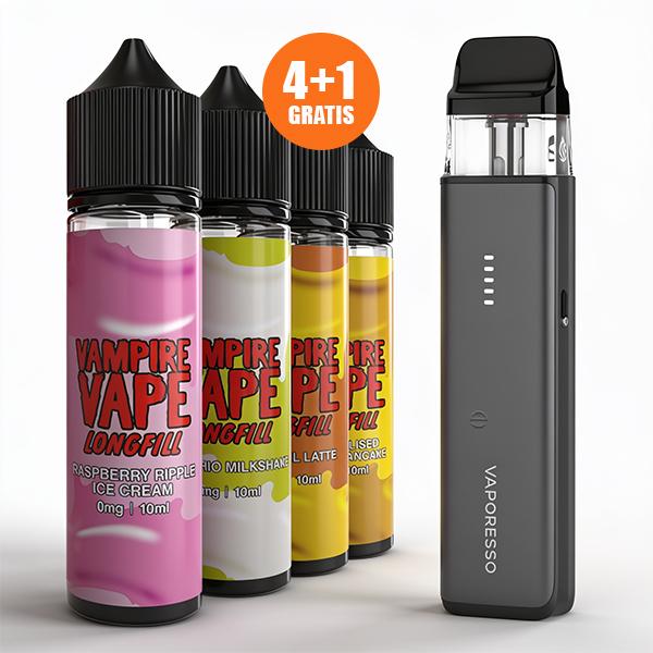 VAMPIRE VAPE Dessert Collection Aroma Promo 4 + 1 Xros 6 Mini Gratis Bundle
