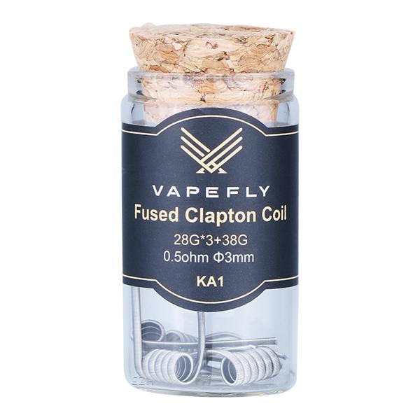Vapefly 6x Prebuilt KA1 Fused Clapton Coil 0.5 Ohm (28GA*3+38GA) - KS210