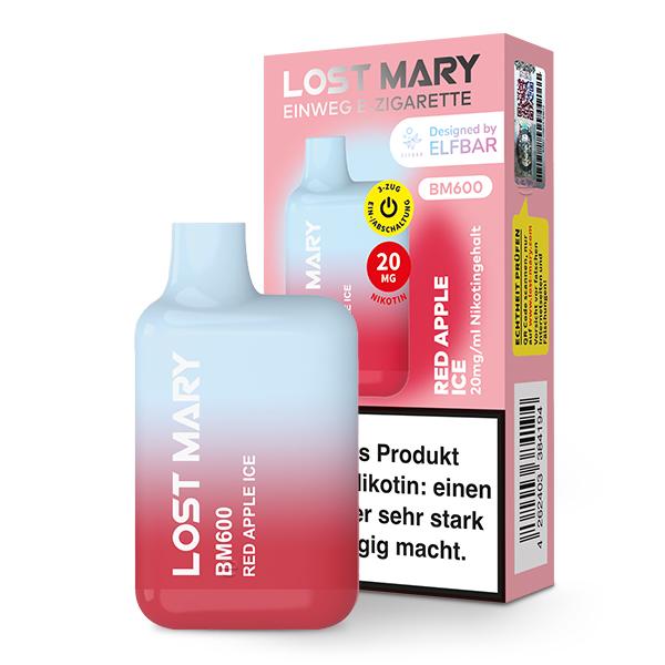 Lost Mary BM600 CP Einweg E-Zigarette - Red Apple Ice