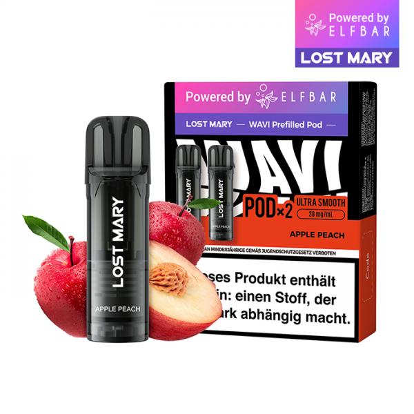 2x Lost Mary Wavi Pod - Apple Peach